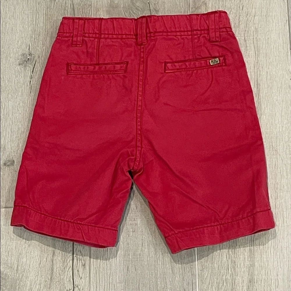 Ruum Kids Boys Red Shorts Size 5Y 100% Cotton